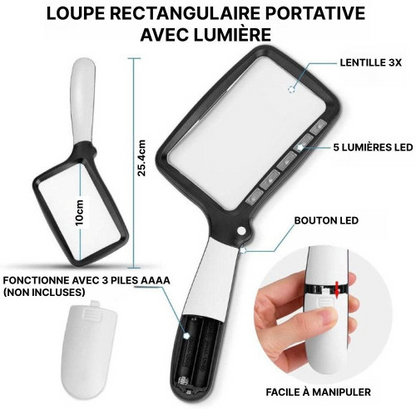 Loupe De Lecture Avec Éclairage LED
