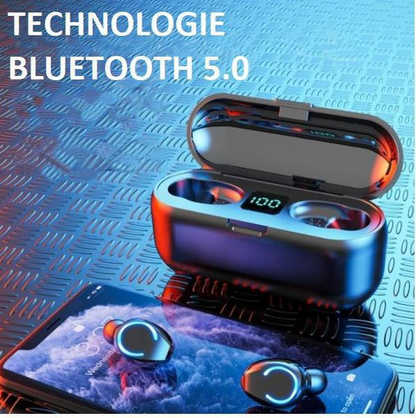 Écouteurs Sans Fil Bluetooth Avec Écran LED