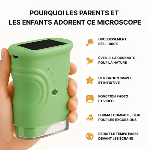Microscope Numérique Pour Enfant Portable