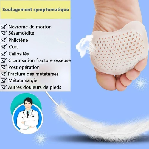 Coussinets métatarsiens respirants - lot de 2