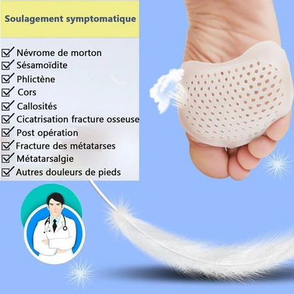 Coussinets métatarsiens respirants - lot de 2