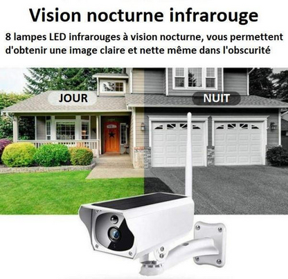 Caméra De Surveillance Sans Fil Solaire - SafeVision™