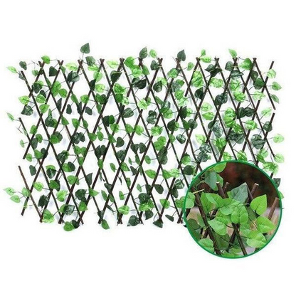 Clôture Extensible À Feuilles Vertes
